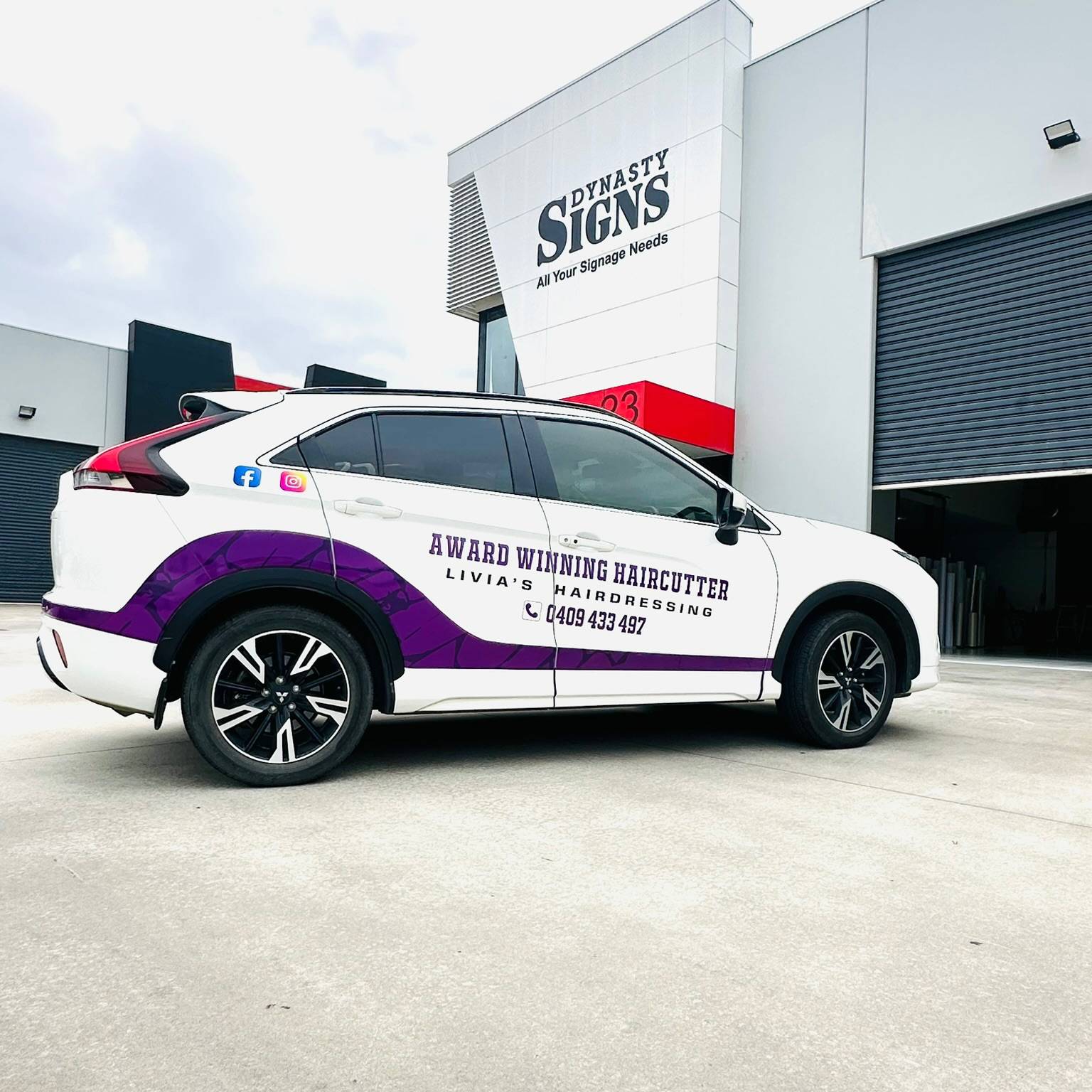 Hairdresser Vehicle Wrap