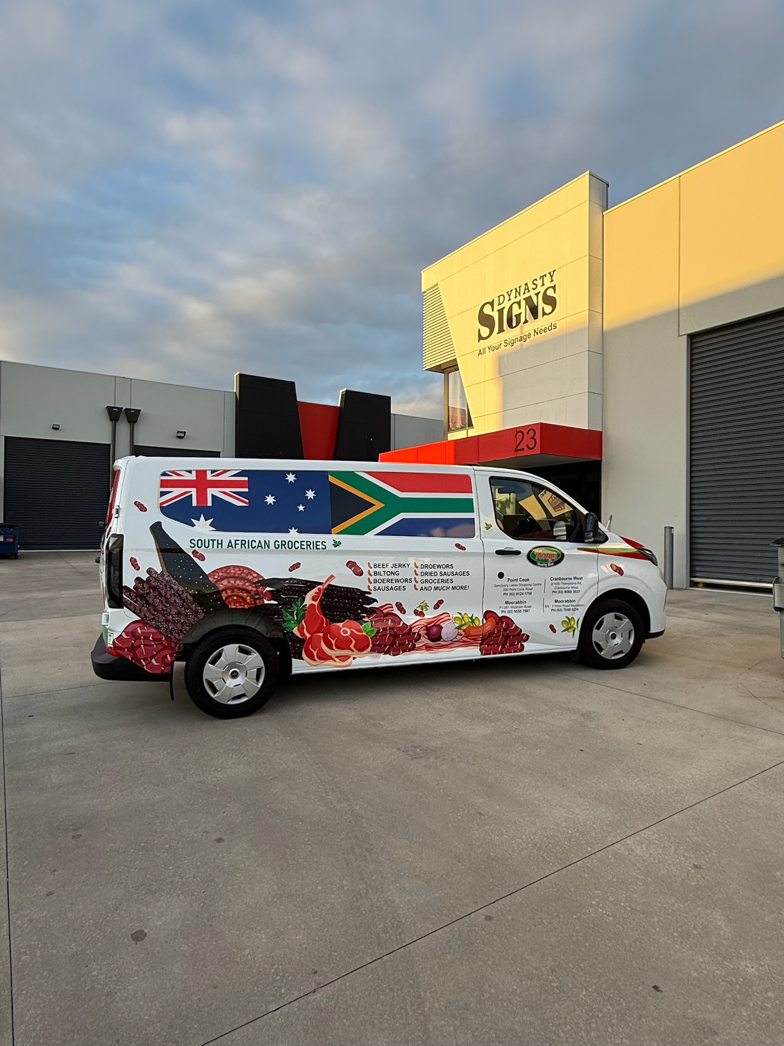 South African Groceries Van